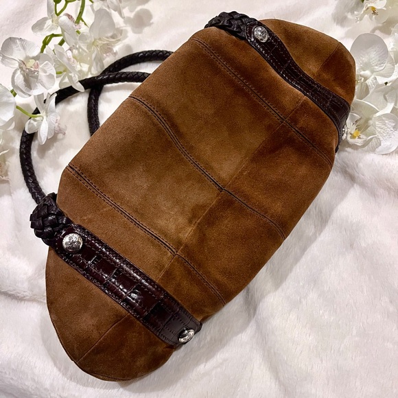 ✨🤎✨ BRIGHTON Leather Suede Handbag ✨🤎✨ - Picture 7 of 13